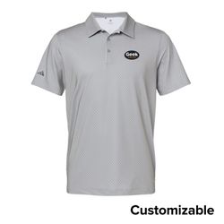 Image of Men's Adidas Diamond Print Polo