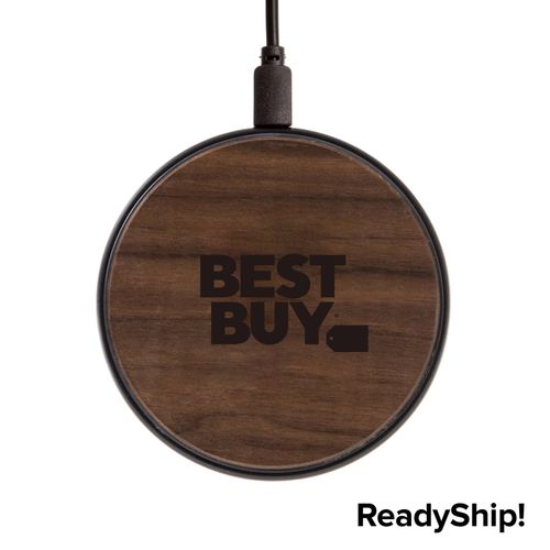 Genuine Walnut Wireless Charger image thumbnail