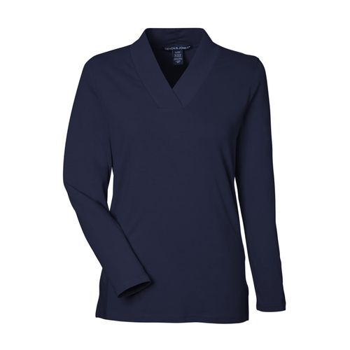 Women's Shawl Collar Knit Top image thumbnail