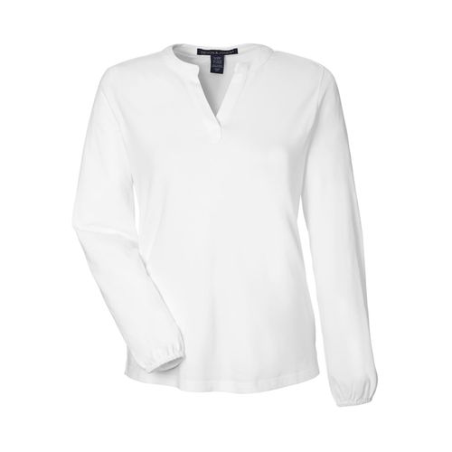 Women's Half-Placket Knit Top image thumbnail