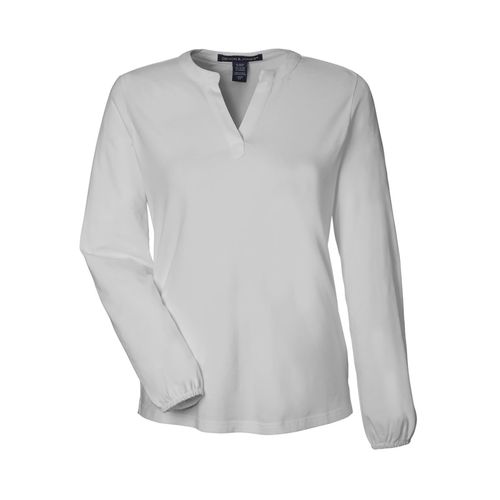 Women's Half-Placket Knit Top image thumbnail