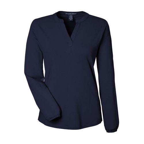 Women's Half-Placket Knit Top image thumbnail