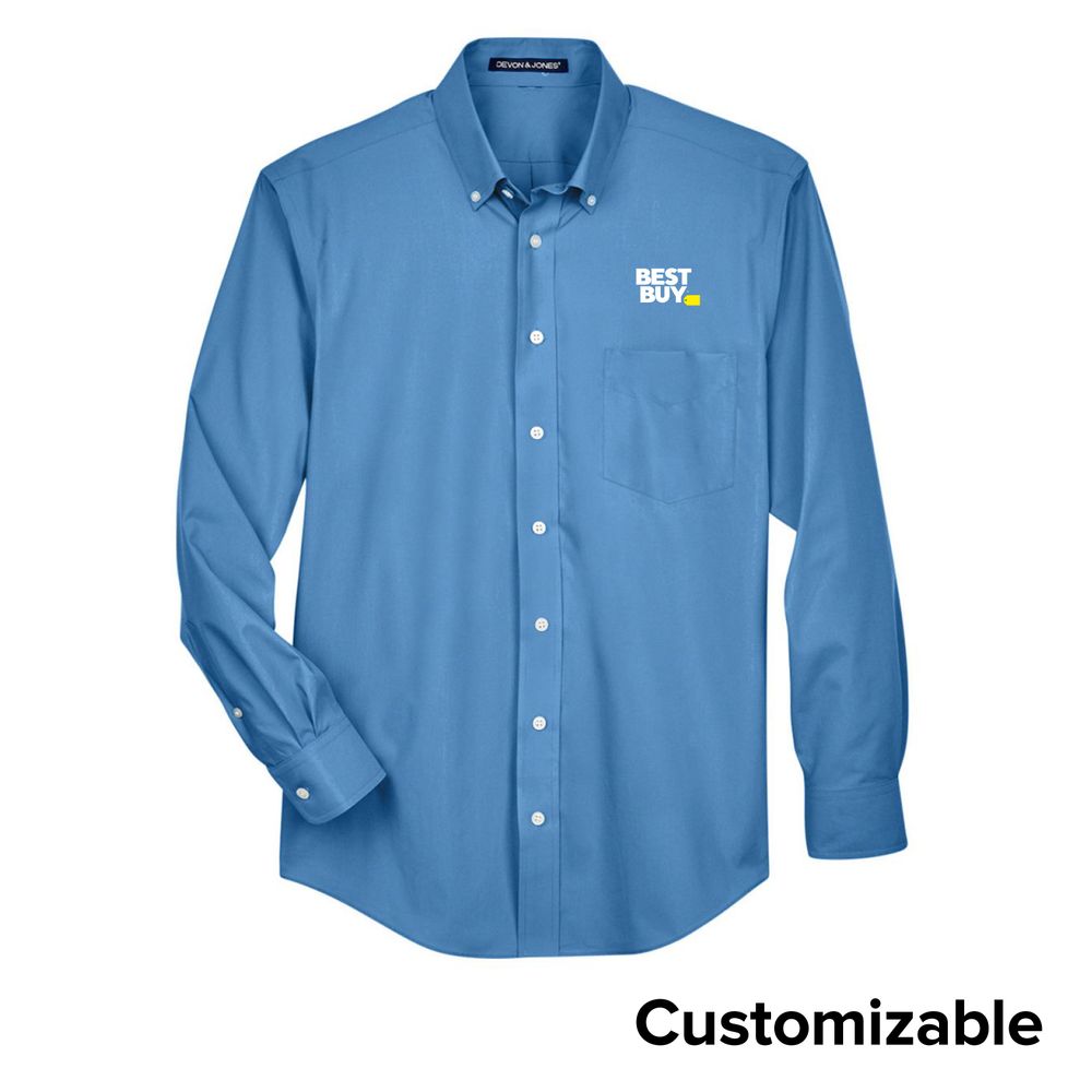 Men's Broadcloth Woven Dress Shirt primary image