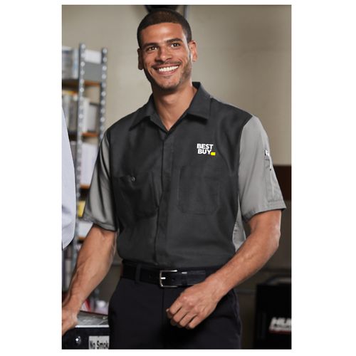 Men's Short Sleeve Ripstop Crew Shirt image thumbnail