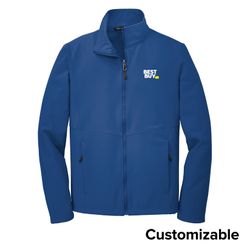 Image of Men's Water-Resistant Soft Shell Jacket