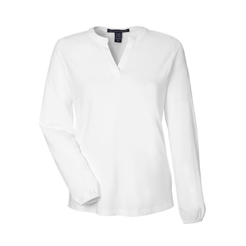 Women's Half-Placket Knit Top image thumbnail