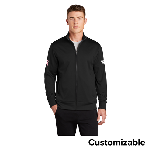 Men's Breast Cancer Awareness Performance Full-Zip image thumbnail