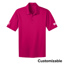 Image of Men's Breast Cancer Awareness Performance Polo