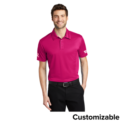 Men's Breast Cancer Awareness Performance Polo image thumbnail