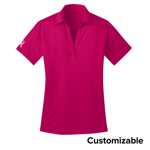 Women's Breast Cancer Awareness Performance Polo image thumbnail