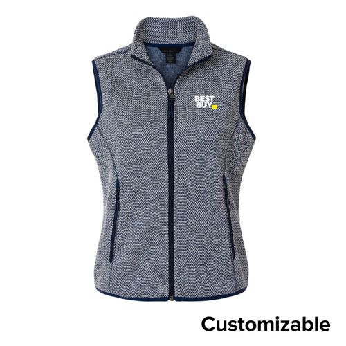 Women's Jacquard Fleece Vest image thumbnail