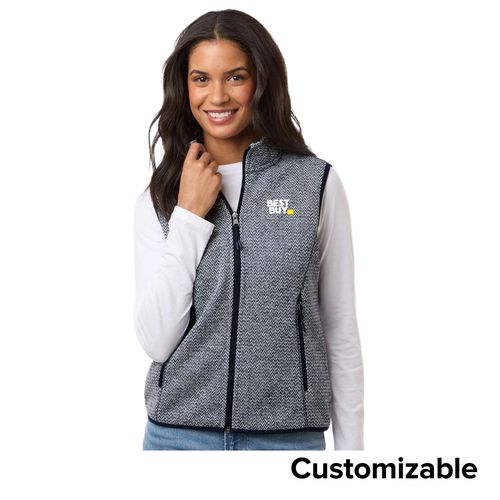 Women's Jacquard Fleece Vest image thumbnail