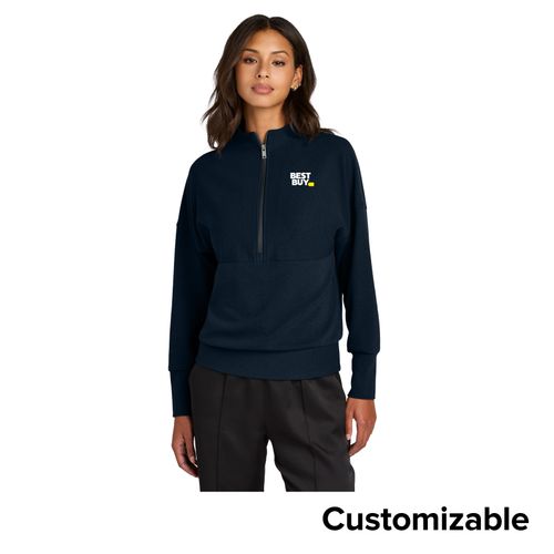 Women's Direct Texture 1/4-Zip image thumbnail