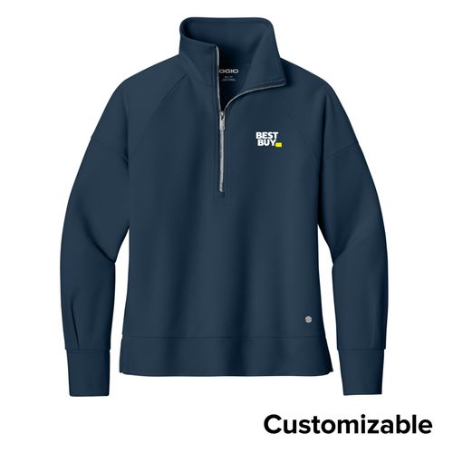 Women's OGIO Casual Comfort 1/2-Zip image thumbnail