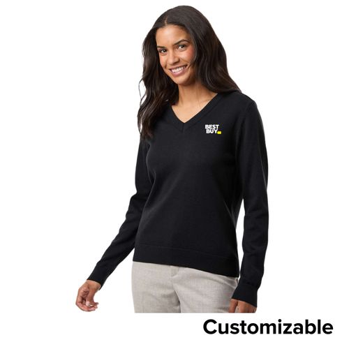 Women's Classic V-Neck Sweater image thumbnail