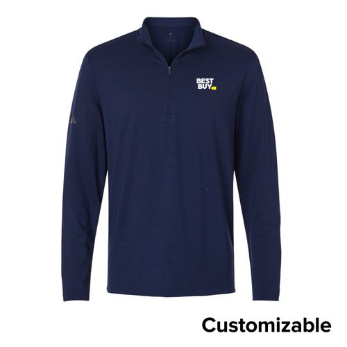 Men's Adidas Stripe 1/4-Zip Pullover image thumbnail