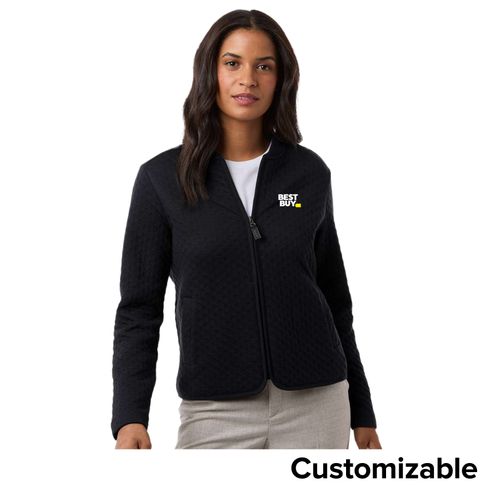 Women's Textured Full-Zip Jacket image thumbnail