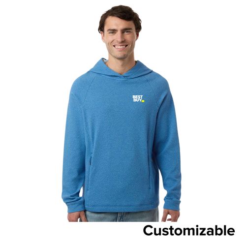 Men's Textured Hooded Pullover image thumbnail