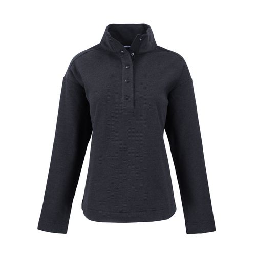 Women's Cutter & Buck Textured Snap Pullover image thumbnail