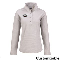 Image of Women's Cutter & Buck Textured Snap Pullover