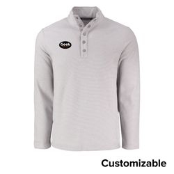 Image of Men's Cutter & Buck Textured Snap Pullover