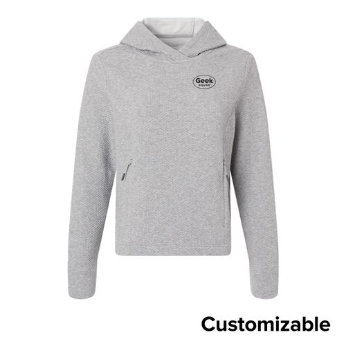 Women's Textured Hooded Pullover image thumbnail