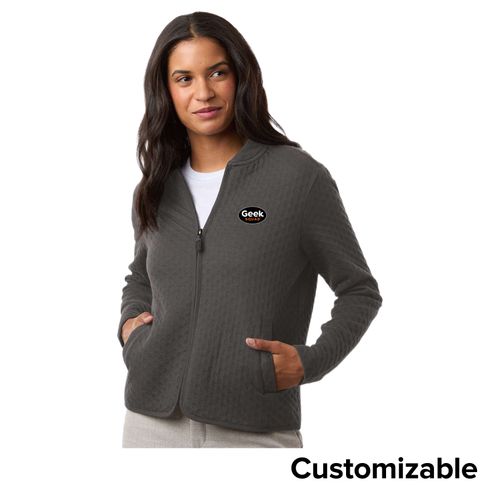 Women's Textured Full-Zip Jacket image thumbnail