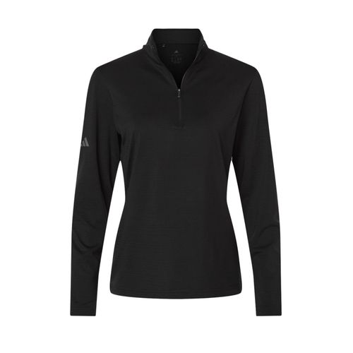 Women's Adidas Stripe 1/4-Zip Pullover image thumbnail