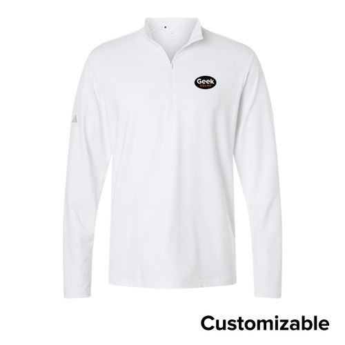 Men's Adidas Stripe 1/4-Zip Pullover image thumbnail