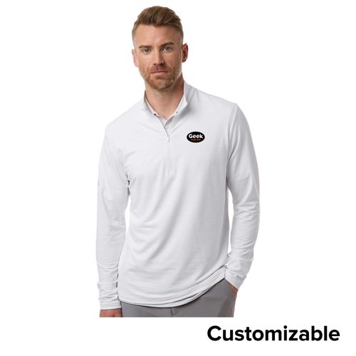 Men's Adidas Stripe 1/4-Zip Pullover image thumbnail