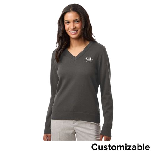 Women's Classic V-Neck Sweater image thumbnail