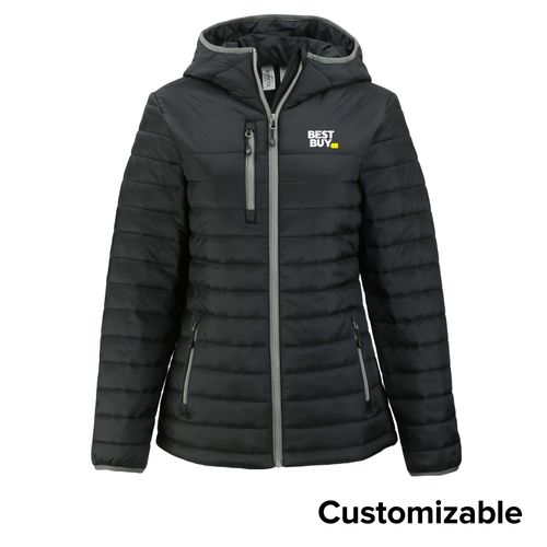 Women's Full-Zip Puffer Jacket image thumbnail