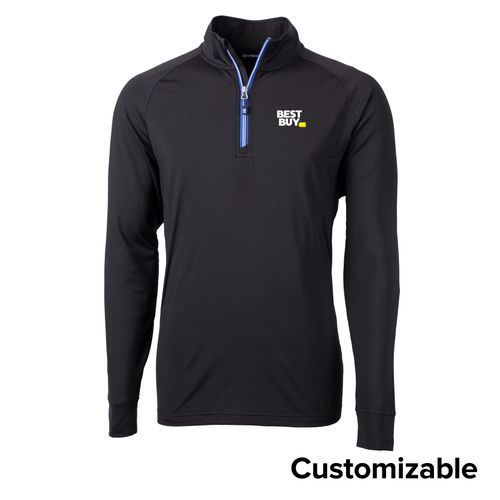 Men's Cutter & Buck Knit Stretch 1/4-Zip image thumbnail