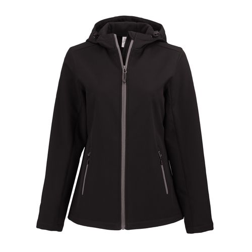 Women's Stretch Soft Shell Hooded Jacket image thumbnail