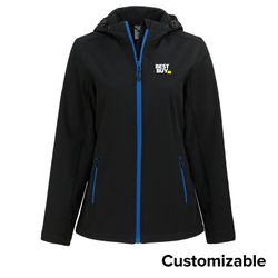 Image of Women's Stretch Soft Shell Hooded Jacket