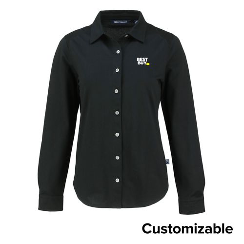 Women's Cutter & Buck Long Sleeve Button-Up image thumbnail