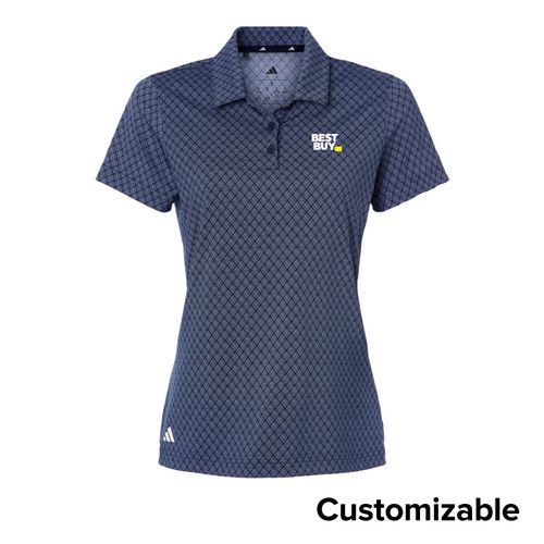 Women's Adidas Performance Printed Polo image thumbnail