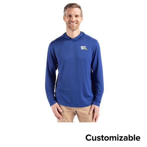 Men's Cutter & Buck Shoreline Hooded Shirt image thumbnail