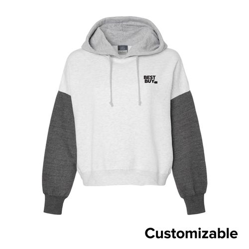 Women's Sueded Fleece Crop Hoodie image thumbnail