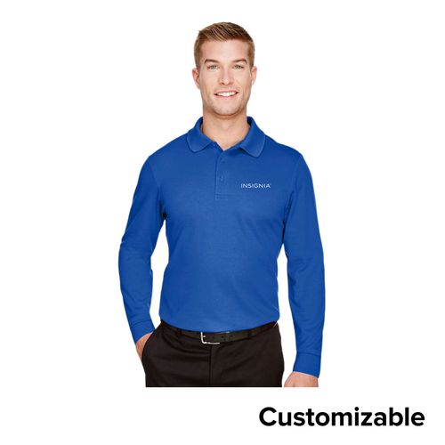 Men’s Performance Long Sleeve Polo image thumbnail