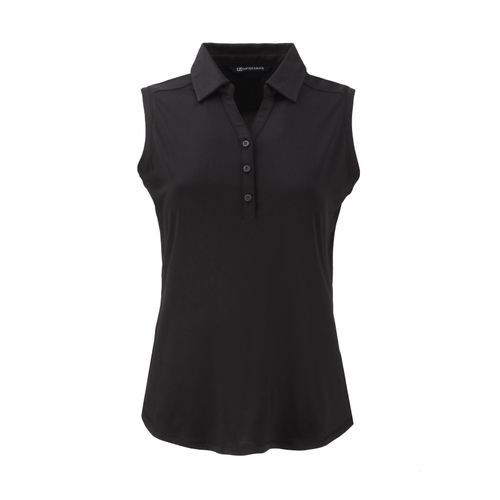 Women's Cutter & Buck 4-Way Stretch Sleeveless Polo image thumbnail