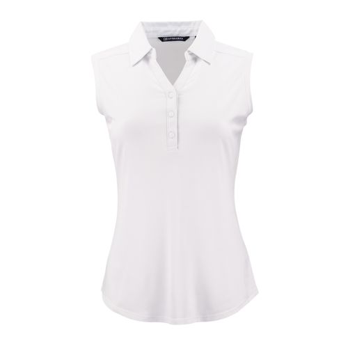 Women's Cutter & Buck 4-Way Stretch Sleeveless Polo image thumbnail