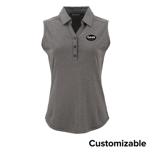Women's Cutter & Buck 4-Way Stretch Sleeveless Polo image thumbnail