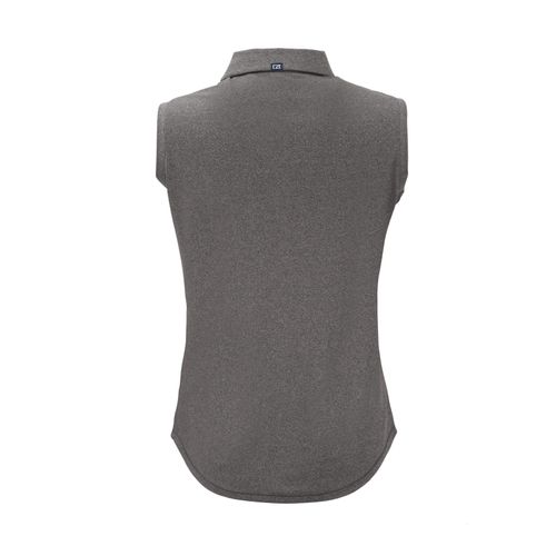 Women's Cutter & Buck 4-Way Stretch Sleeveless Polo image thumbnail