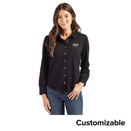 Women's Cutter & Buck Button Down Shirt image thumbnail