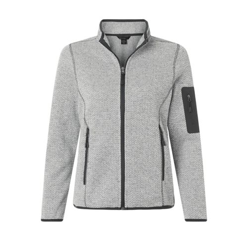 Women's Contrast Full-Zip Fleece image thumbnail