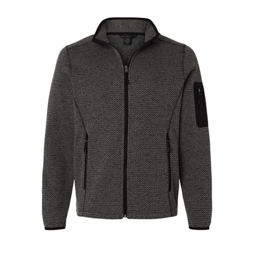 Men's Contrast Full-Zip Fleece image thumbnail
