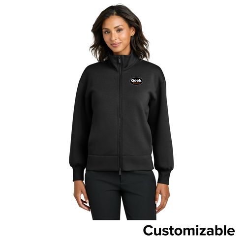 Women's Soft Spacer Yarn Full-Zip image thumbnail