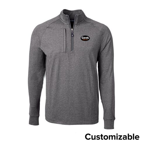 Men's Tall Cutter & Buck Heathered 1/4-Zip image thumbnail