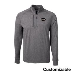 Image of Men's Tall Cutter & Buck Heathered 1/4-Zip